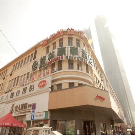 Greentree Inn Liaoning Dalian Railway Station South Shengli Square Express Hotel Buitenkant foto